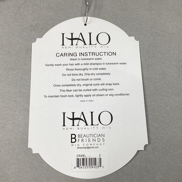 Camel Straight #2 Darkest Brown Remi Quality Full Wig Curl Safe - Picture 9 of 9